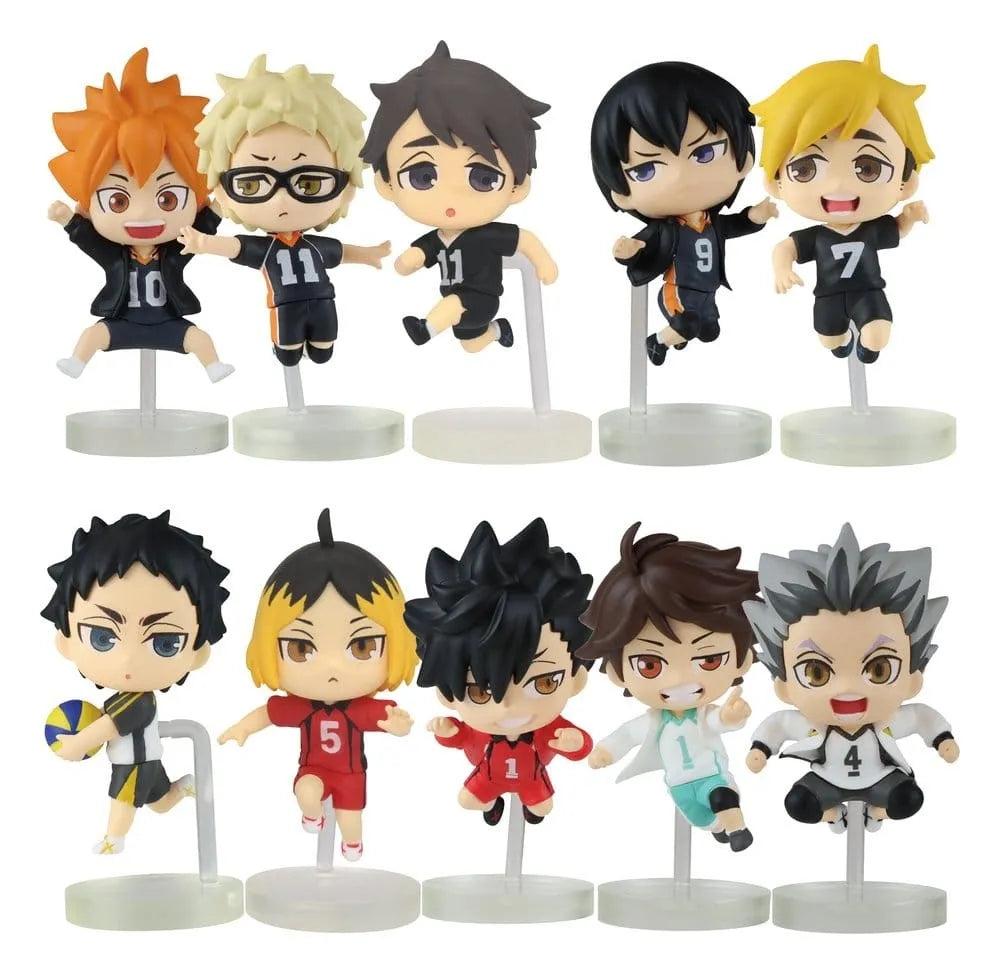 TOMY HAIKYU!! TWINCHEES HOPPIN' FIGURINES DISPLAY (24) MINI FIGURA 5 cm
