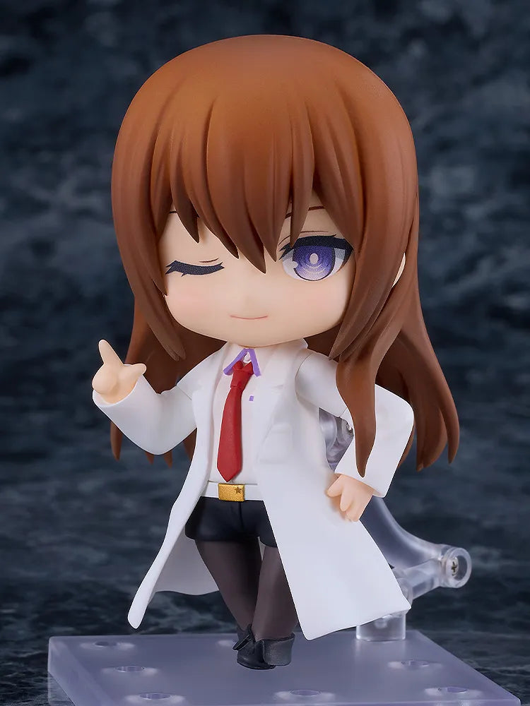 GOOD SMILE COMPANY NENDOROID STEINS GATE KURISU MAKISE LAB COAT BASIC MINI FIGURA 10 cm
