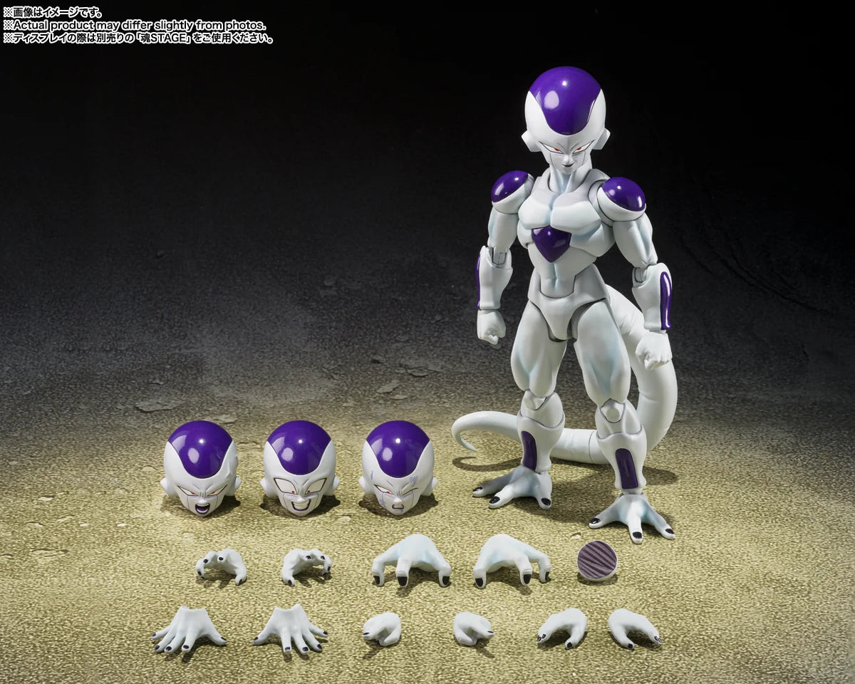 BANDAI - DRAGON BALL Z S.H.FIGUARTS FRIEZA 4TH FORM UNIVERSE BOTTOMLESS POWER ACTION FIGURE 11.5 cm