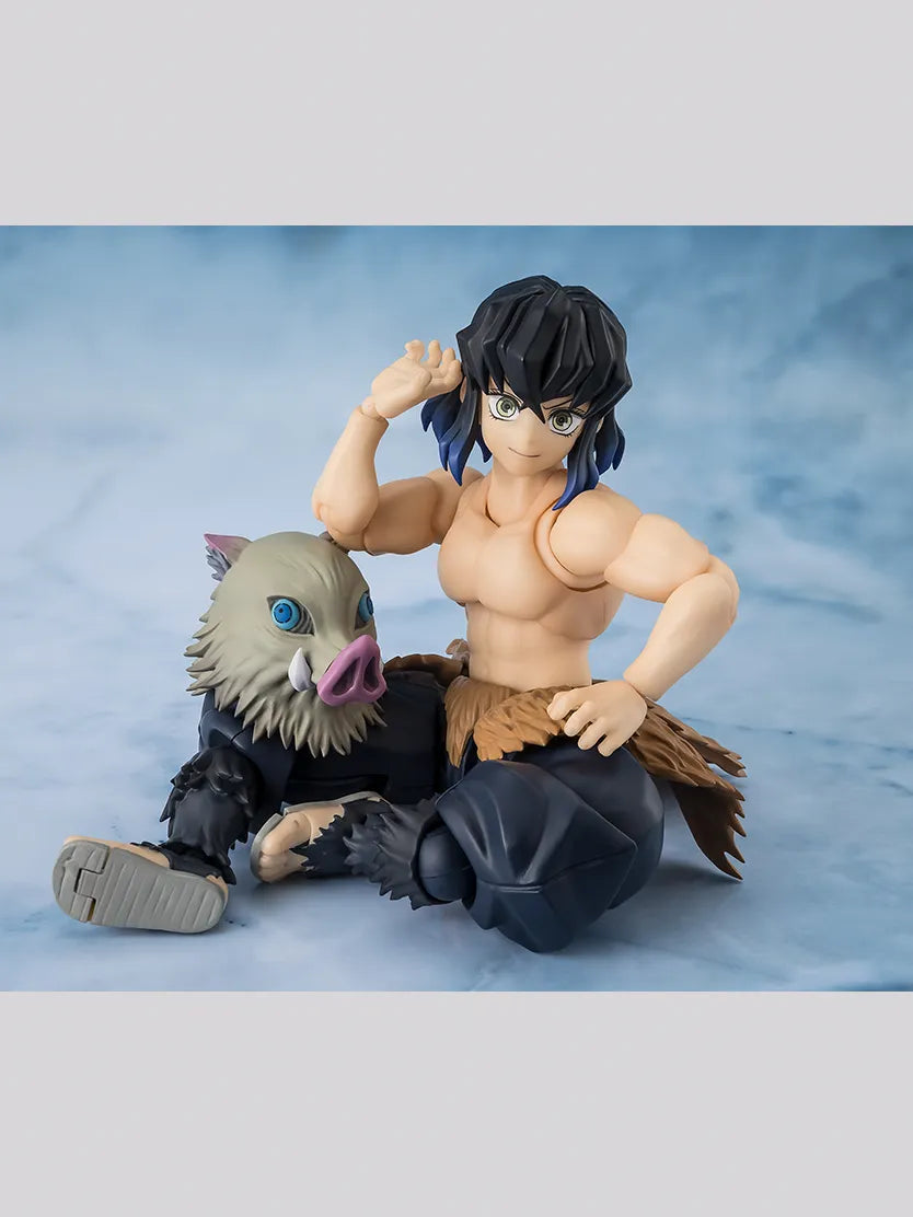 BANDAI INOSUKE - DEMON SLAYER S.H.FIGUARTS HASHIBIRA ACTION FIGURE 14 cm