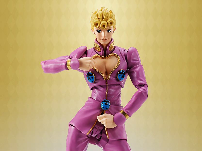 BANDAI S.H.FIGUARTS JOJO BIZARRE ADVENTURE GIORNO GIOVANNA ACTION FIGURE 15 cm
