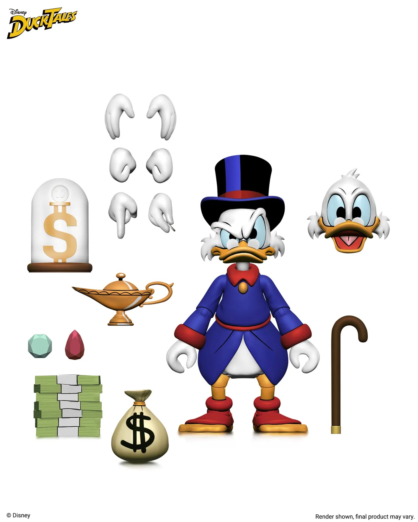 NECA DUCKTALES SCROOGE MCDUCK ULTIMATE AF ACTION FIGURE 17 cm