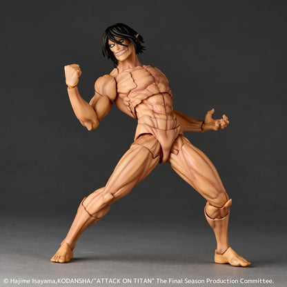 KAIYODO EREN - ATTACK ON TITAN REVOLTECH .Y. TITAN (RESALE) ACTION FIGURE 17 cm