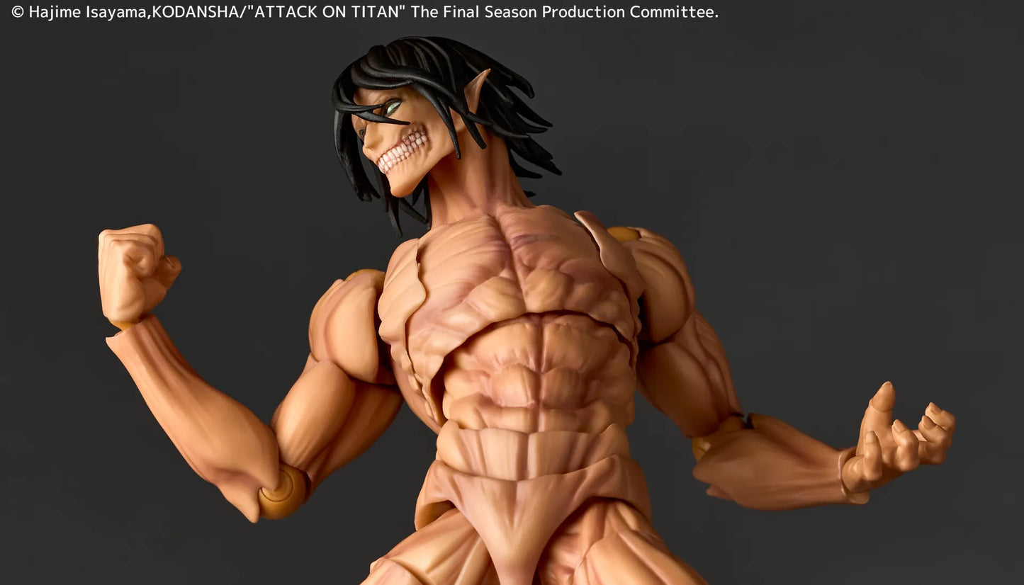 KAIYODO EREN - ATTACK ON TITAN REVOLTECH .Y. TITAN (RESALE) ACTION FIGURE 17 cm
