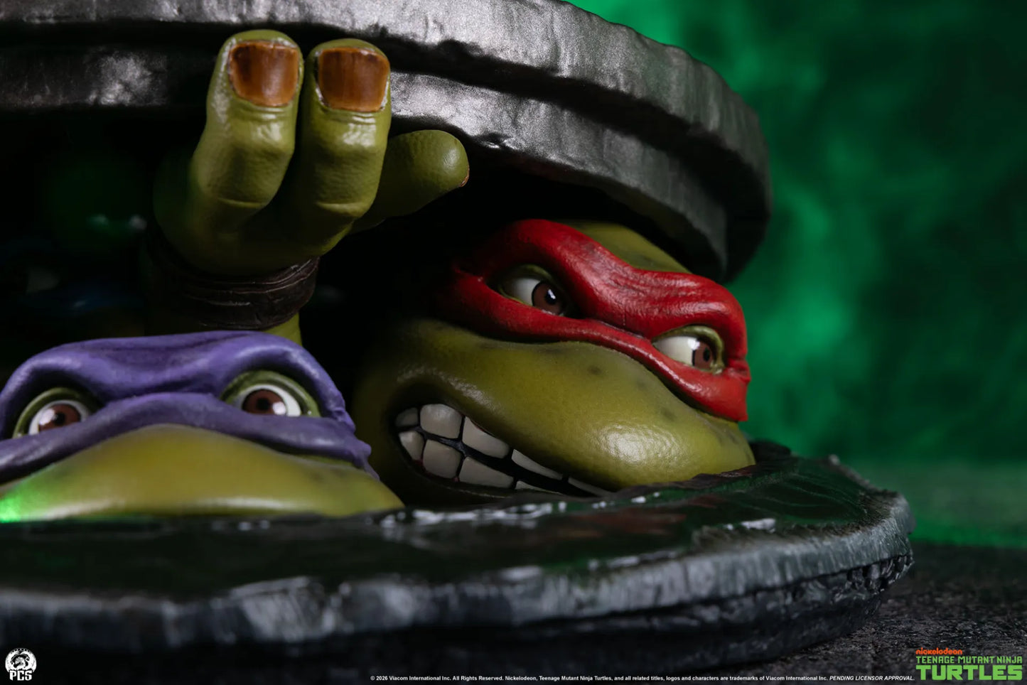 PCS RG TMNT UNDEROUND 1:4 SCALE TABLETOP EDITION STATUA 12H x 28W x 30D cm