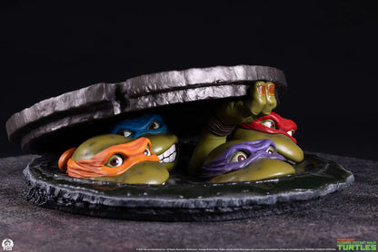 PCS RG TMNT UNDEROUND 1:4 SCALE TABLETOP EDITION STATUA 12H x 28W x 30D cm