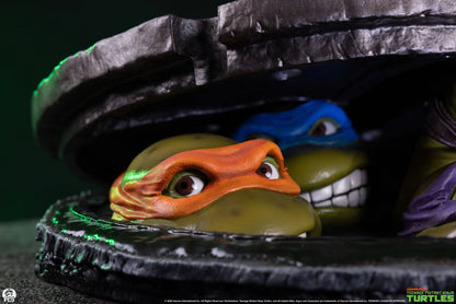 PCS RG TMNT UNDEROUND 1:4 SCALE TABLETOP EDITION STATUA 12H x 28W x 30D cm