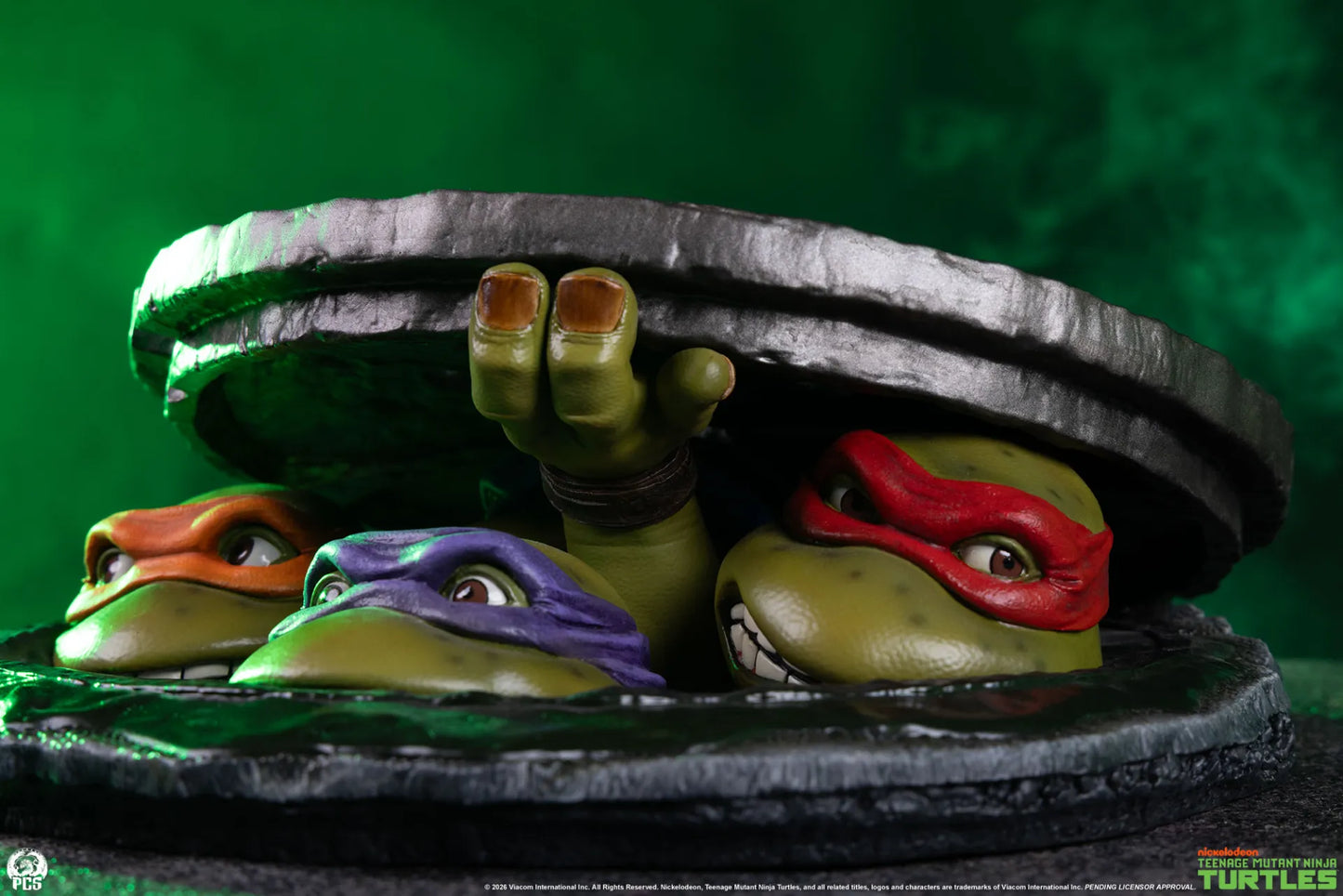 PCS RG TMNT UNDEROUND 1:4 SCALE TABLETOP EDITION STATUA 12H x 28W x 30D cm
