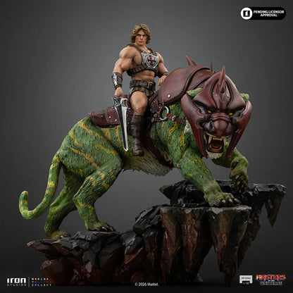 MASTERS OF THE UNIVERSE 2026 HE-MAN AND BATTLECAT 1/10 STATUE
