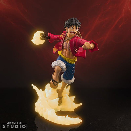 ABYSTYLE STUDIO LUFFY - ONE PIECE GLOW DARK SUPER COLLECTION 1/10 STATUA 16 cm