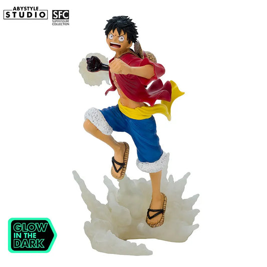 ABYSTYLE STUDIO LUFFY - ONE PIECE GLOW DARK SUPER COLLECTION 1/10 STATUA 16 cm