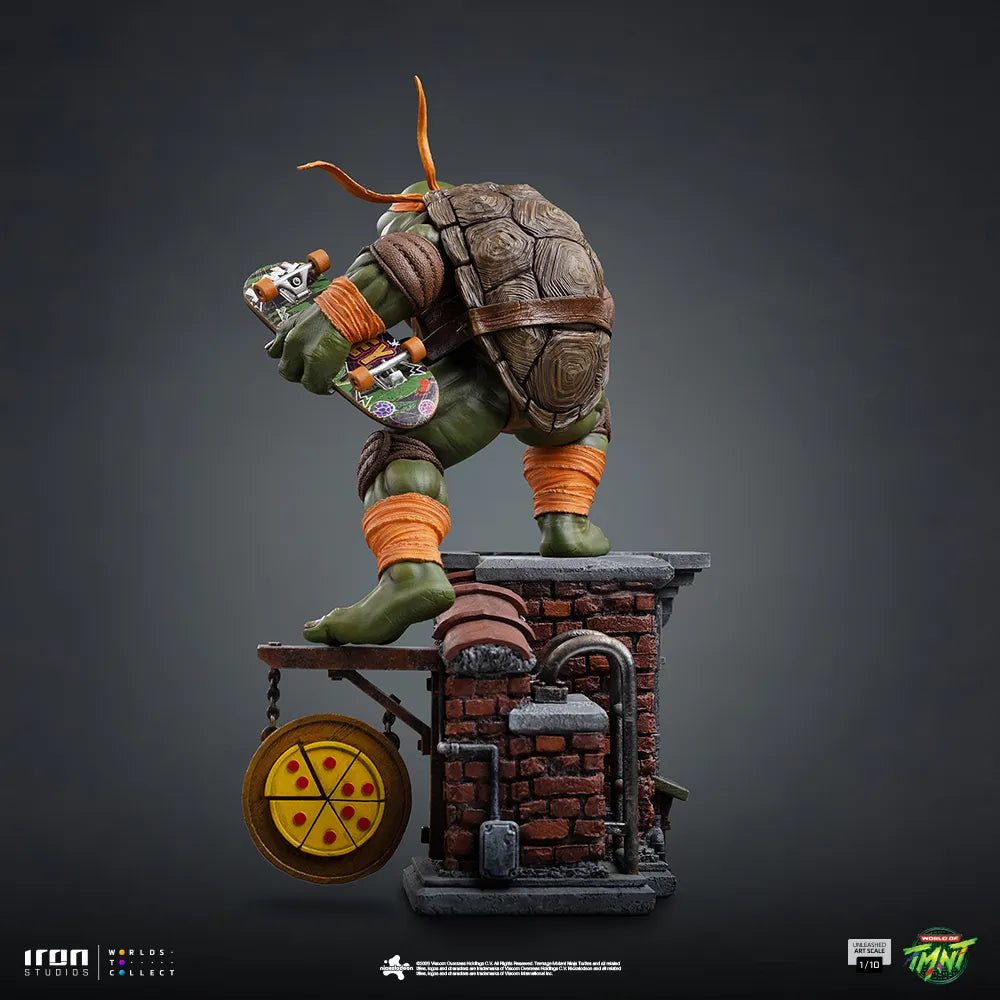 TEENAGE MUTANT NINJA TURTLES MICHELANGELO UNLEASHED 1/10 STATUE