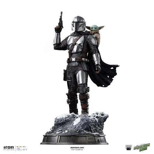 IRON STUDIOS MANDALORIAN & GROGU MOVIE MANDALORIAN 1/10 STATUA 24.7 cm