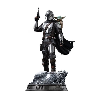 MANDALORIAN & GROGU MOVIE THE MANDALORIAN LEGACY REPLICA 1/4 STATUE