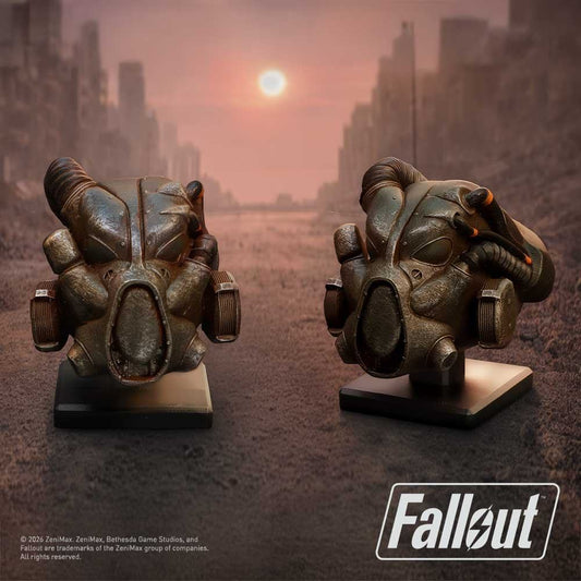 NEMESIS NOW FALLOUT X-01 HELMET FIGURINE FIGURA 11.5 cm