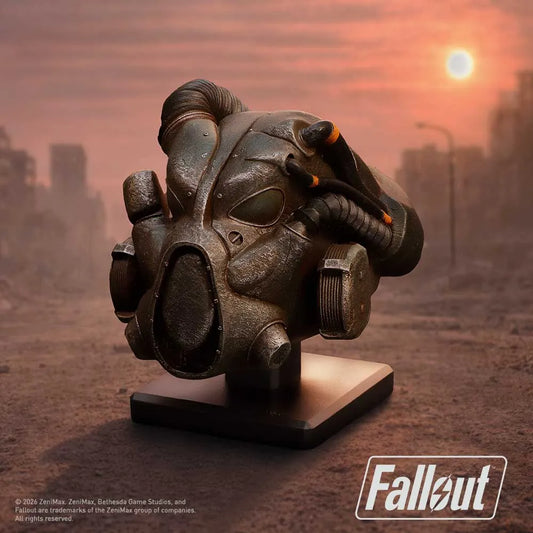 NEMESIS NOW FALLOUT X-01 HELMET FIGURINE FIGURA 11.5 cm
