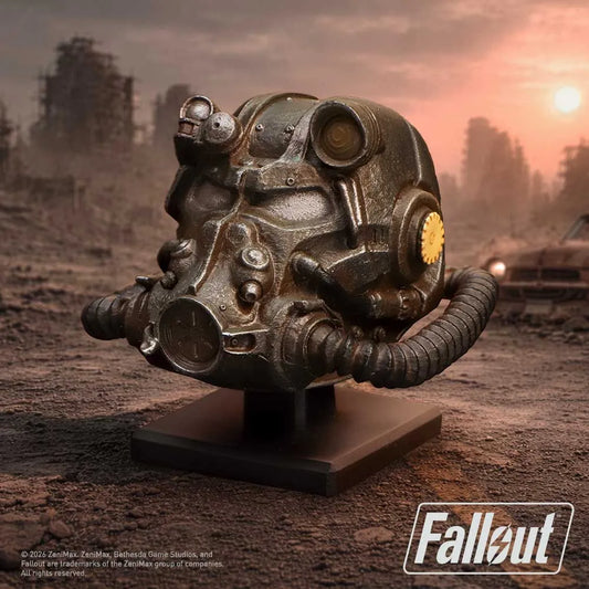 NEMESIS NOW FALLOUT T-60 HELMET FIGURINE FIGURA 11.5 cm