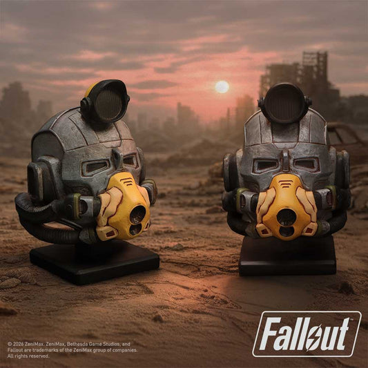 NEMESIS NOW FALLOUT EXCAVATOR HELMET FIGURA 11.1 cm