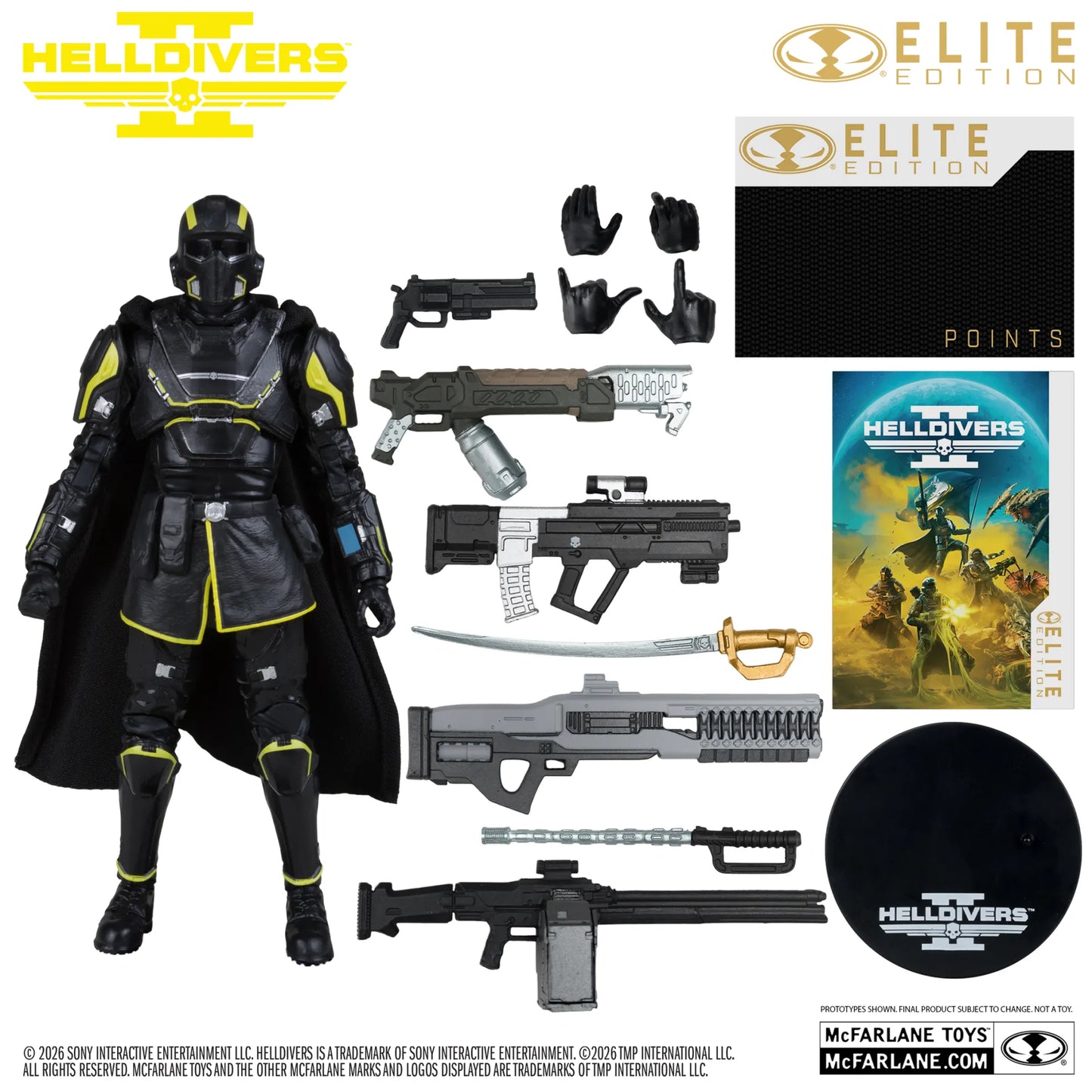 MCFARLANE ELITE 7INCH HELLDIVERS 2 B-01 TACTICAL ACTION FIGURE