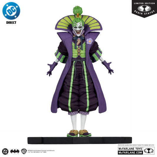 MCFARLANE TOYS 25 BATMAN & JOKER - DC DIRECT PURPLE CRAZE LORD JOKER ( NINJA) RESIN STATUA 20 cm