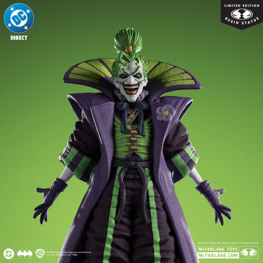 MCFARLANE TOYS 25 BATMAN & JOKER - DC DIRECT PURPLE CRAZE LORD JOKER ( NINJA) RESIN STATUA 20 cm