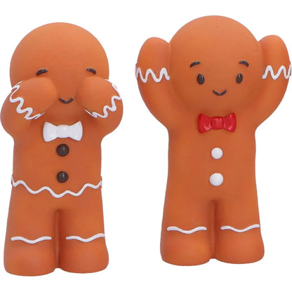 THREE WISE GINGERBREAD FIGURE
