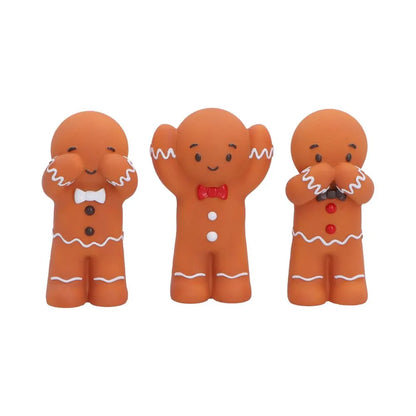 THREE WISE GINGERBREAD FIGURE