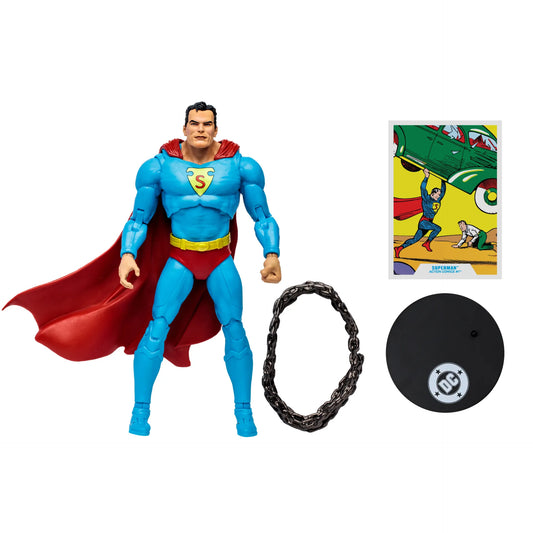 MCFARLANE TOYS 25 SUPERMAN - DC MCFARLANE VAULT MULTI 7INCH ACTION COMICS ACTION FIGURE 18 cm