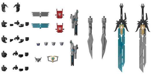 BLOKEES OPTIMUS & PRIME - TRANSFORMERS TRANSFORMERS PRIME ACTION EDITION MODEL KIT 18 cm