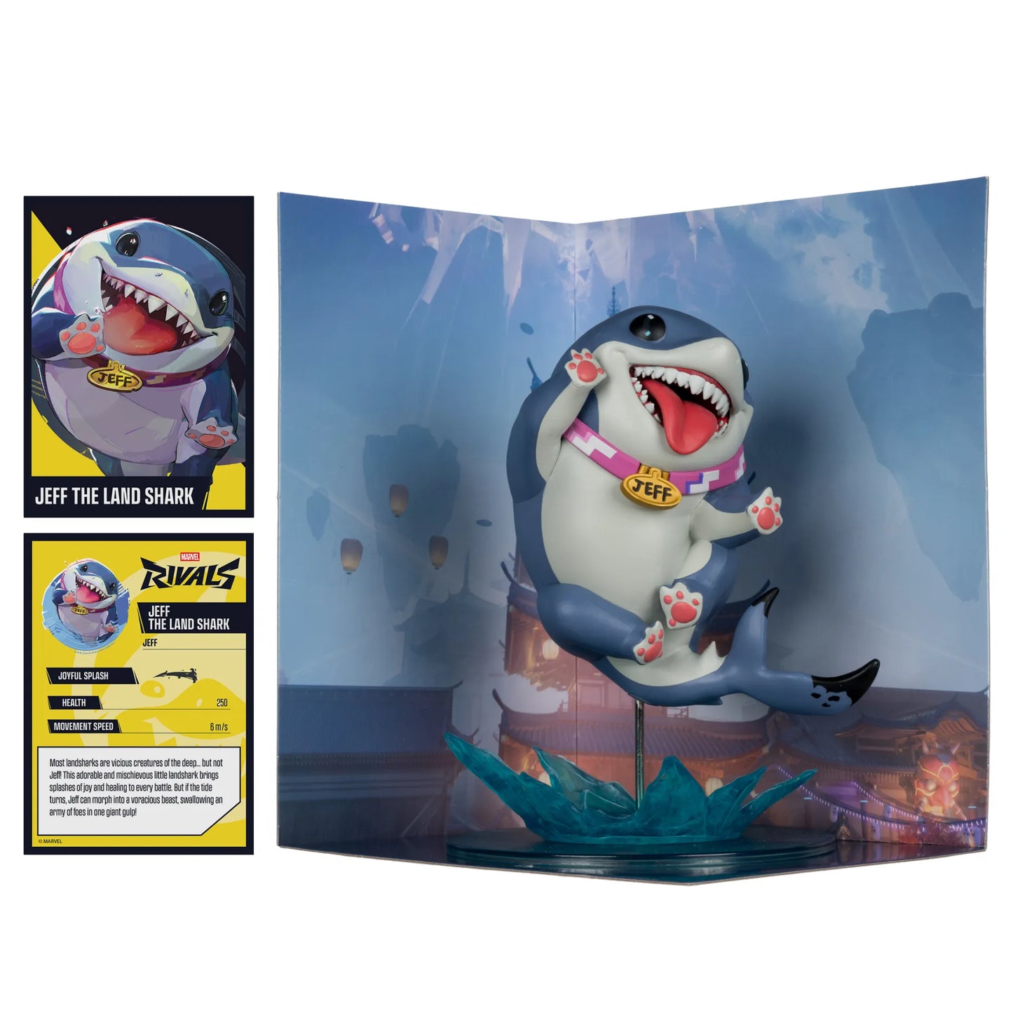 MARVEL RIVALS COLLECTION 1:10TH WV1 GAMERVERSE JEFF THE LANDSHARK