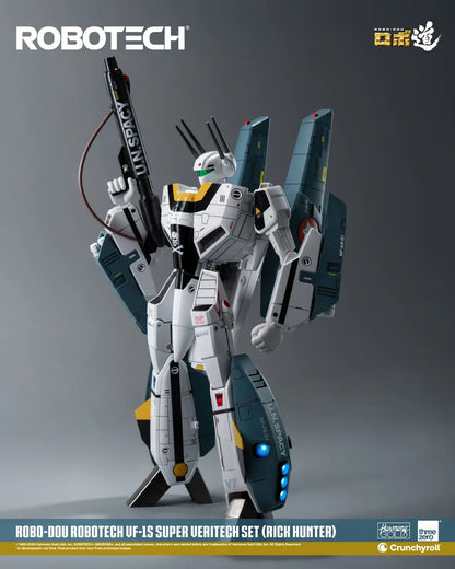 ROBO-DOU ROBOTECH VF‐1S RICK HUNTER SUPER VERITECH SET FIGURE