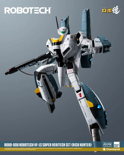 ROBO-DOU ROBOTECH VF‐1S RICK HUNTER SUPER VERITECH SET FIGURE