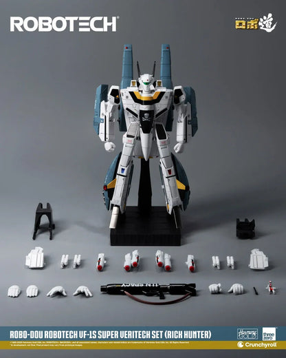 ROBO-DOU ROBOTECH VF‐1S RICK HUNTER SUPER VERITECH SET FIGURE