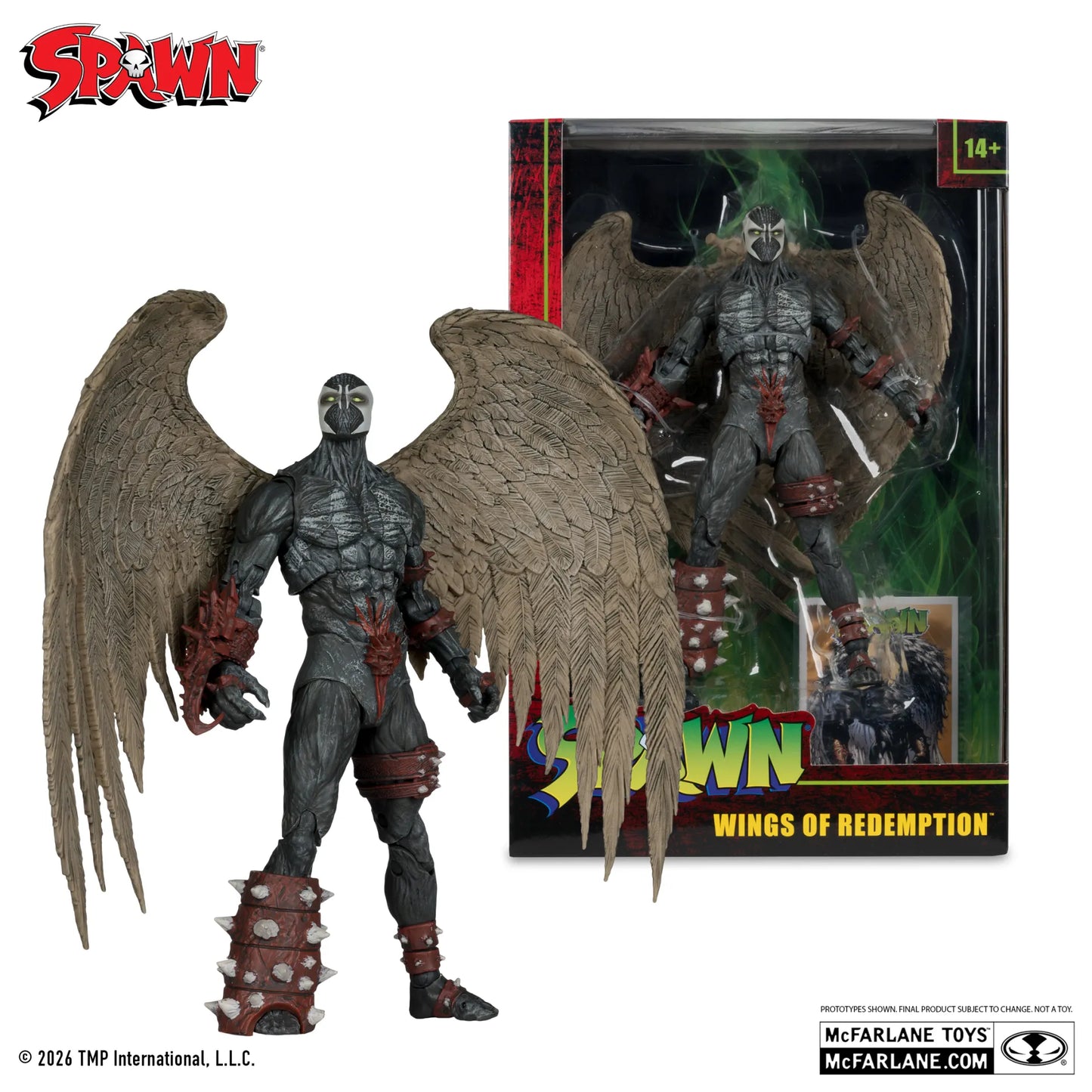 SPAWN 7INCH WAVE 9 WINGS OF REDEMPTION SPAWN ACTION FIGURE