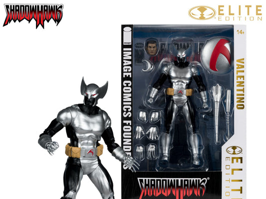 MCFARLANE TOYS 25 MCFARLANE ELITE EDITION SHADOWHAWK ACTION FIGURE 18 cm