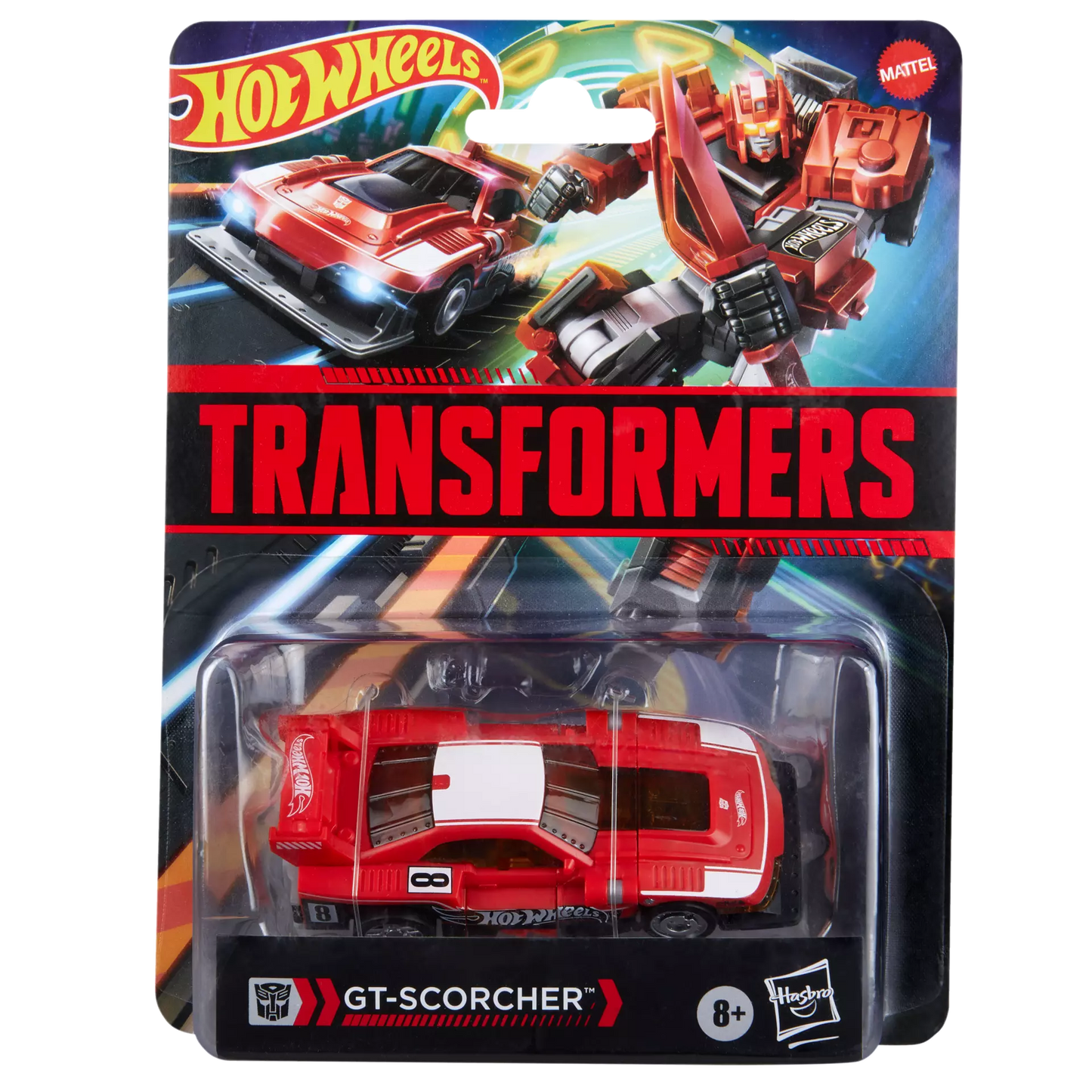 TRANSFORMERS X HOT WHEELS GT-SCORCHER ACTION FIGURE