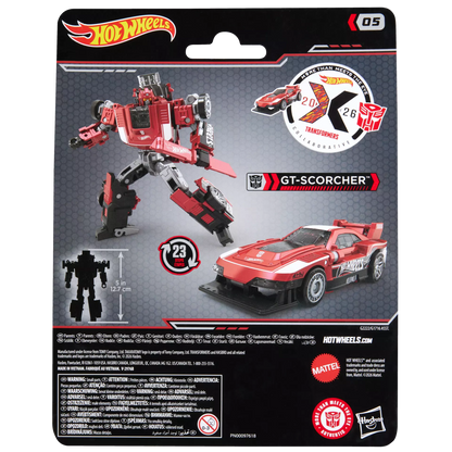 TRANSFORMERS X HOT WHEELS GT-SCORCHER ACTION FIGURE