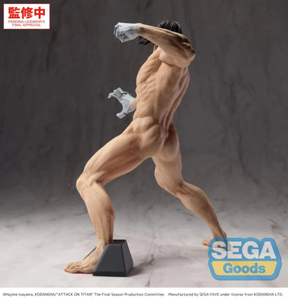 ATTACK ON TITAN EREN YEAGER ATTACK TITAN GIGANTIX FIGURE