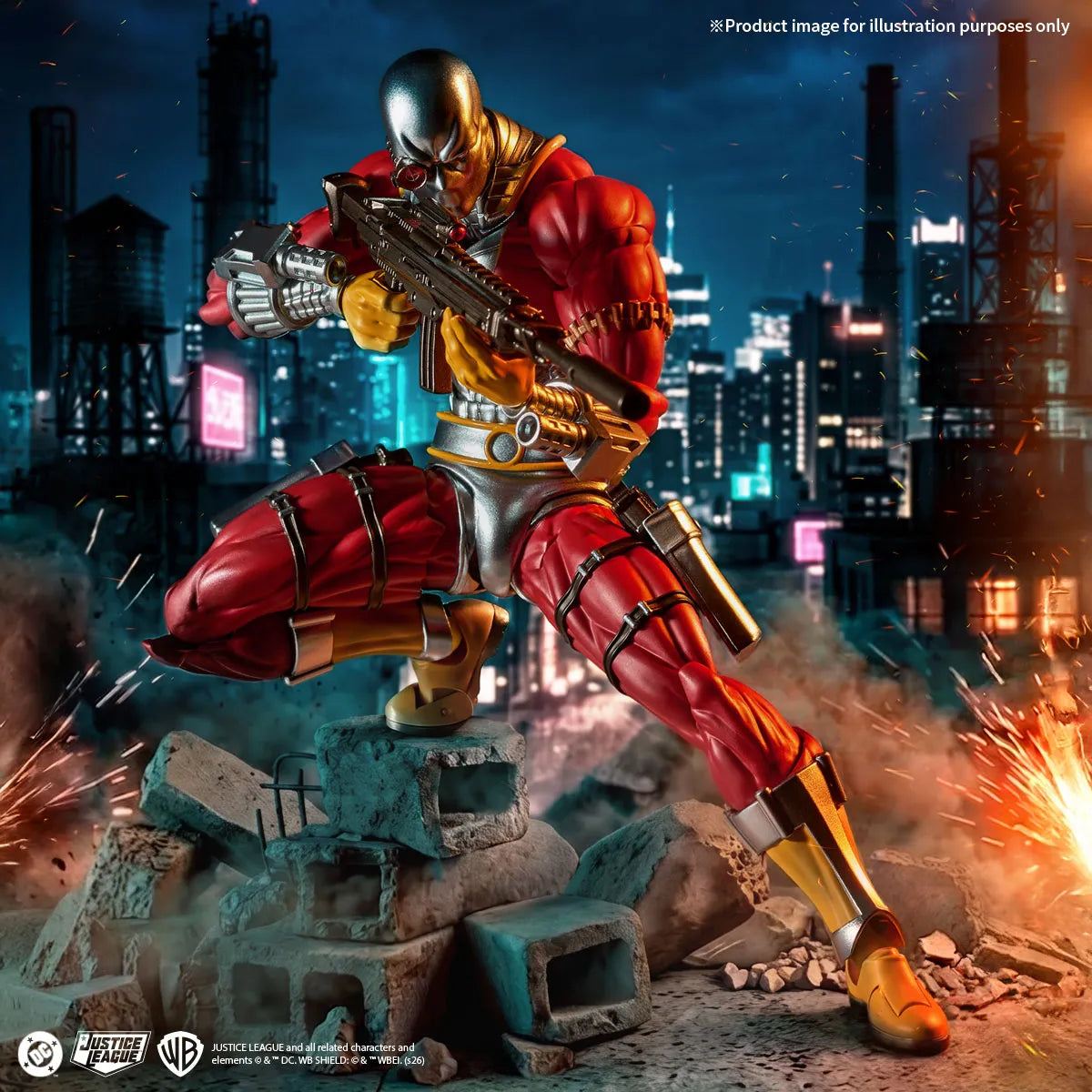 REVOLTECH AMAZING YAMAGUCHI DEADSHOT ACTION FIGURE