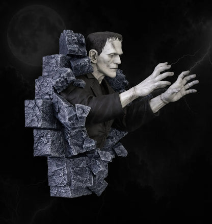 FRANKENSTEIN CLASSIC HORROR EDITION HALF SCALE WALL SCULPTURE