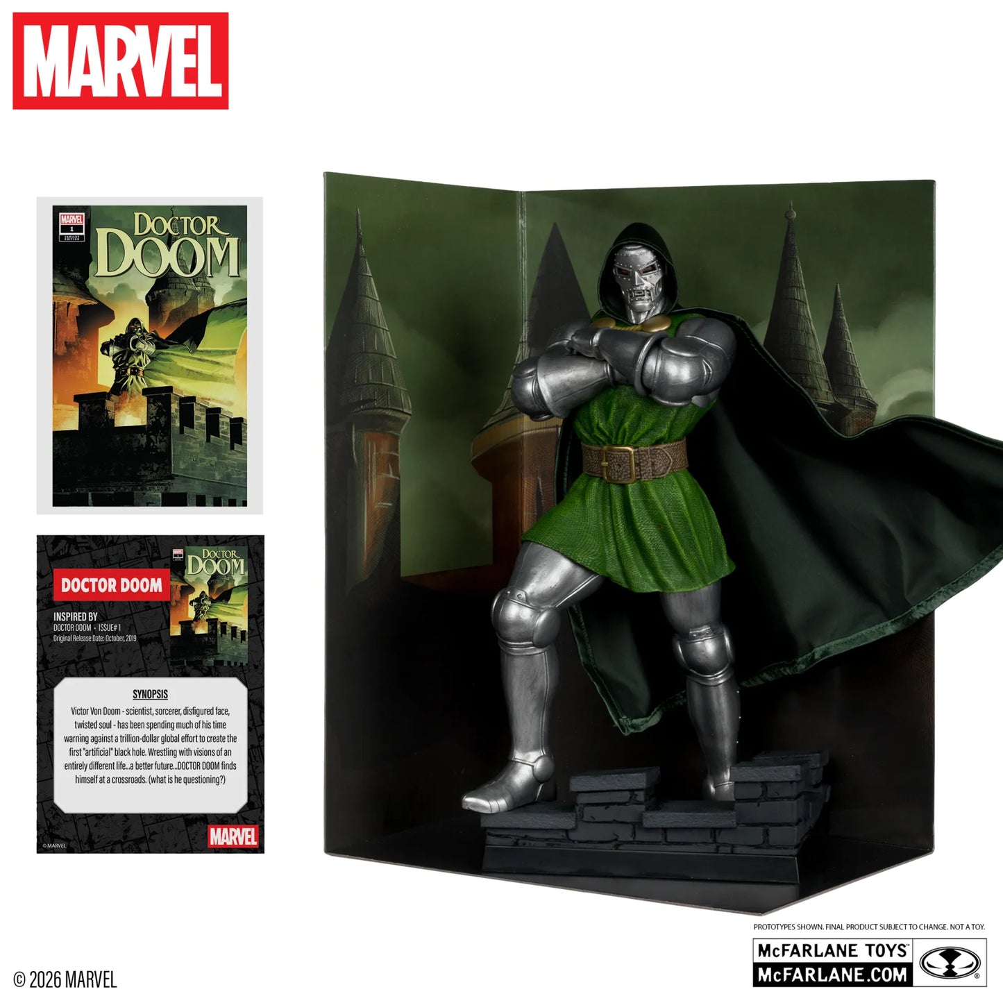 MARVEL COLLECTION 1:6 WV8 DOCTOR DOOM #1 FIGURE