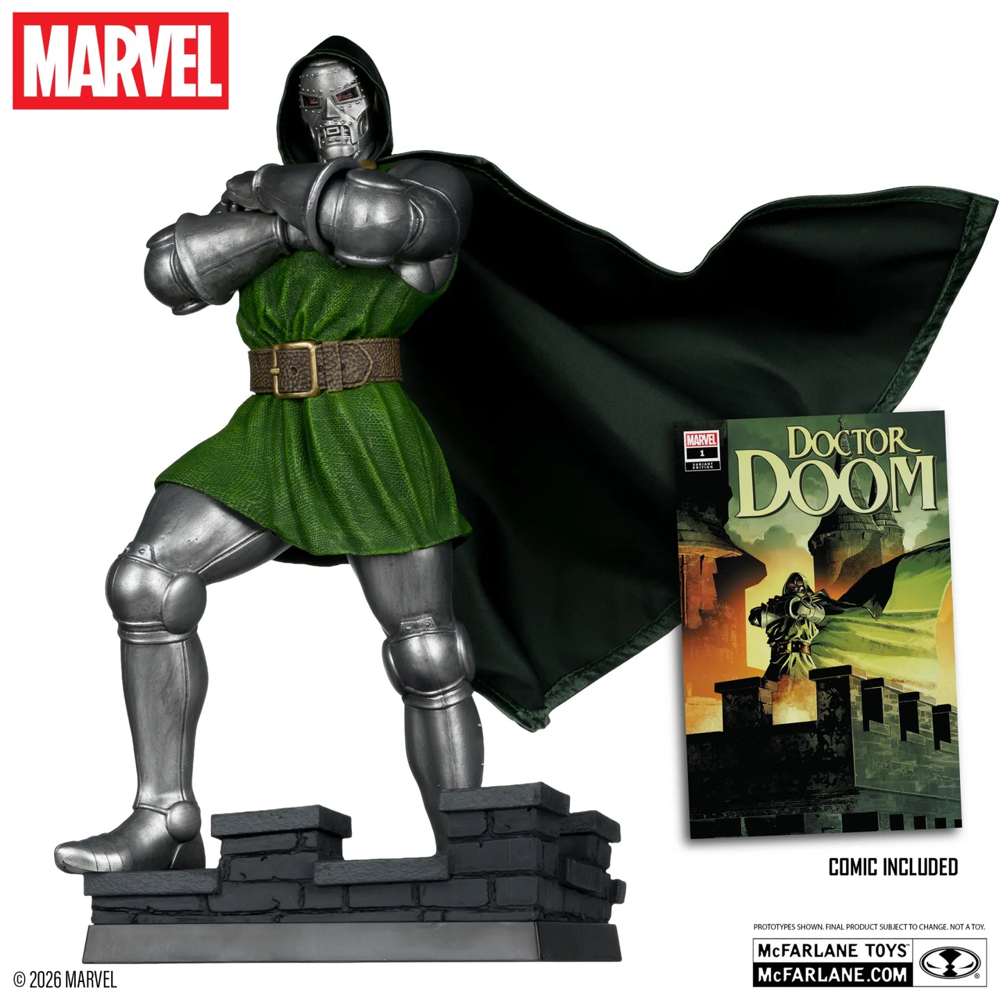 MARVEL COLLECTION 1:6 WV8 DOCTOR DOOM #1 FIGURE