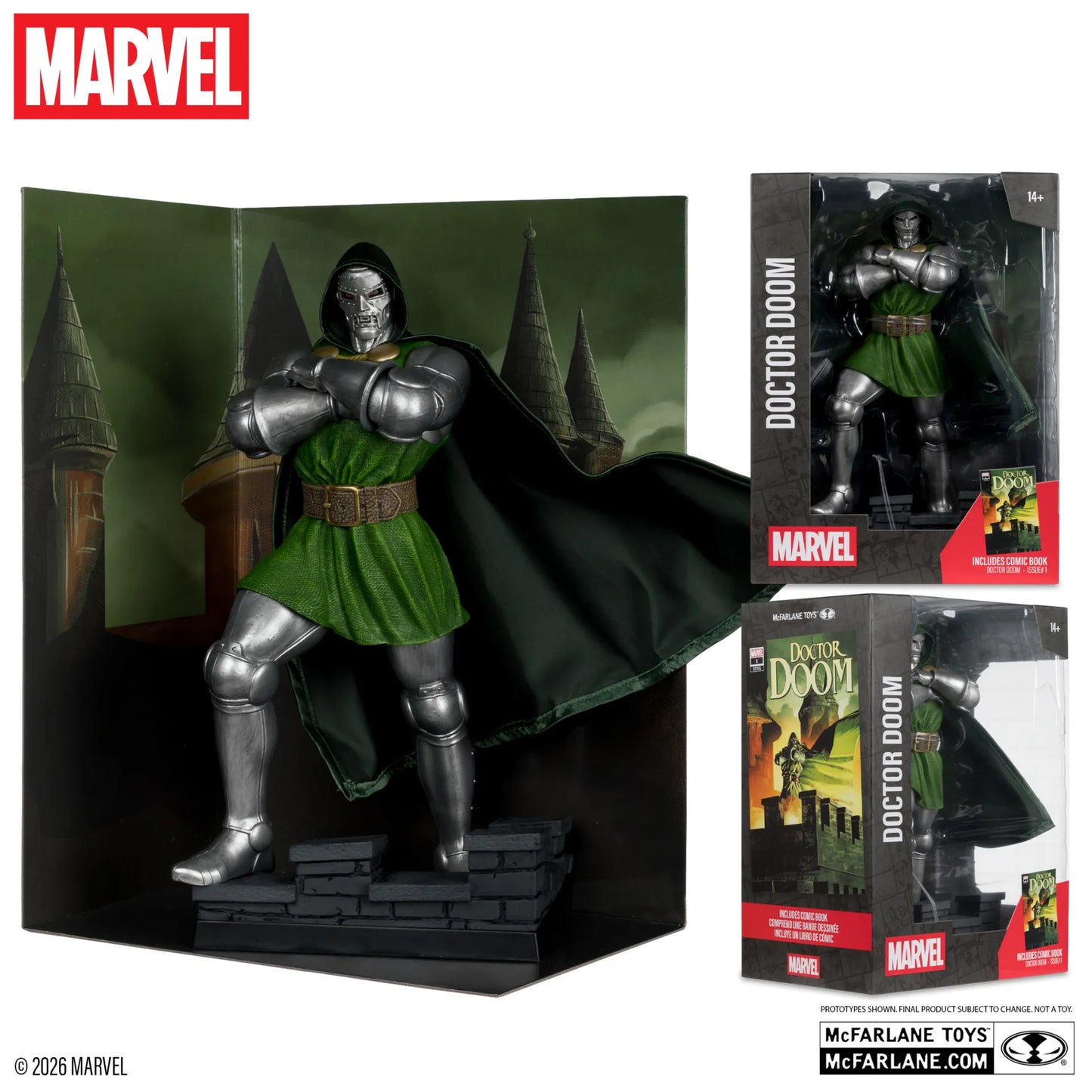 MARVEL COLLECTION 1:6 WV8 DOCTOR DOOM #1 FIGURE