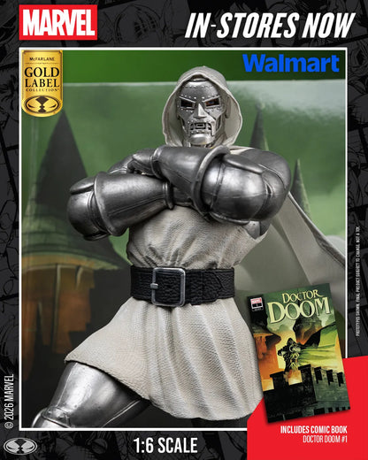 MARVEL COLLECTION 1:6 WV8 DOCTOR DOOM #1 FUTURE FOUNDATION GOLD LABEL FIGURE