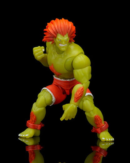 STREET FIGHTER ULTRA II BLANKA PLAYER 2 GLOW IN THE DARK ACTION FIGURE LIMITED EDITION