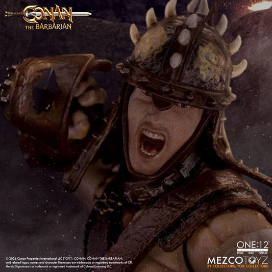 MEZCO TOYS ONE 12 COLLECTIVE CONAN BARBARIAN PIT FIGHTER EDITION ACTION FIGURE 16 cm