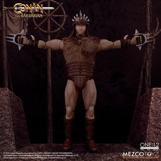 MEZCO TOYS ONE 12 COLLECTIVE CONAN BARBARIAN PIT FIGHTER EDITION ACTION FIGURE 16 cm