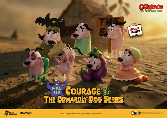 BEAST KINGDOM COURAGE COWARDLY DOG SERIES BLIND BOX SET (6) MINI FIGURA 8cm