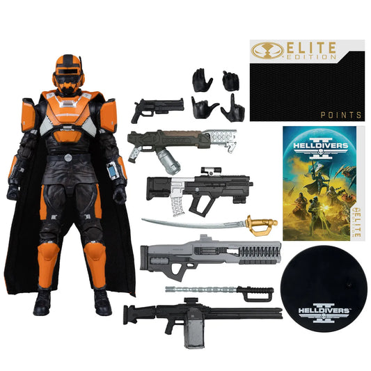 MCFARLANE TOYS 25 MCFARLANE ELITE 7INCH HELLDIVERS 2 CE-35 TRENCH ENGINEER ACTION FIGURE 18 cm