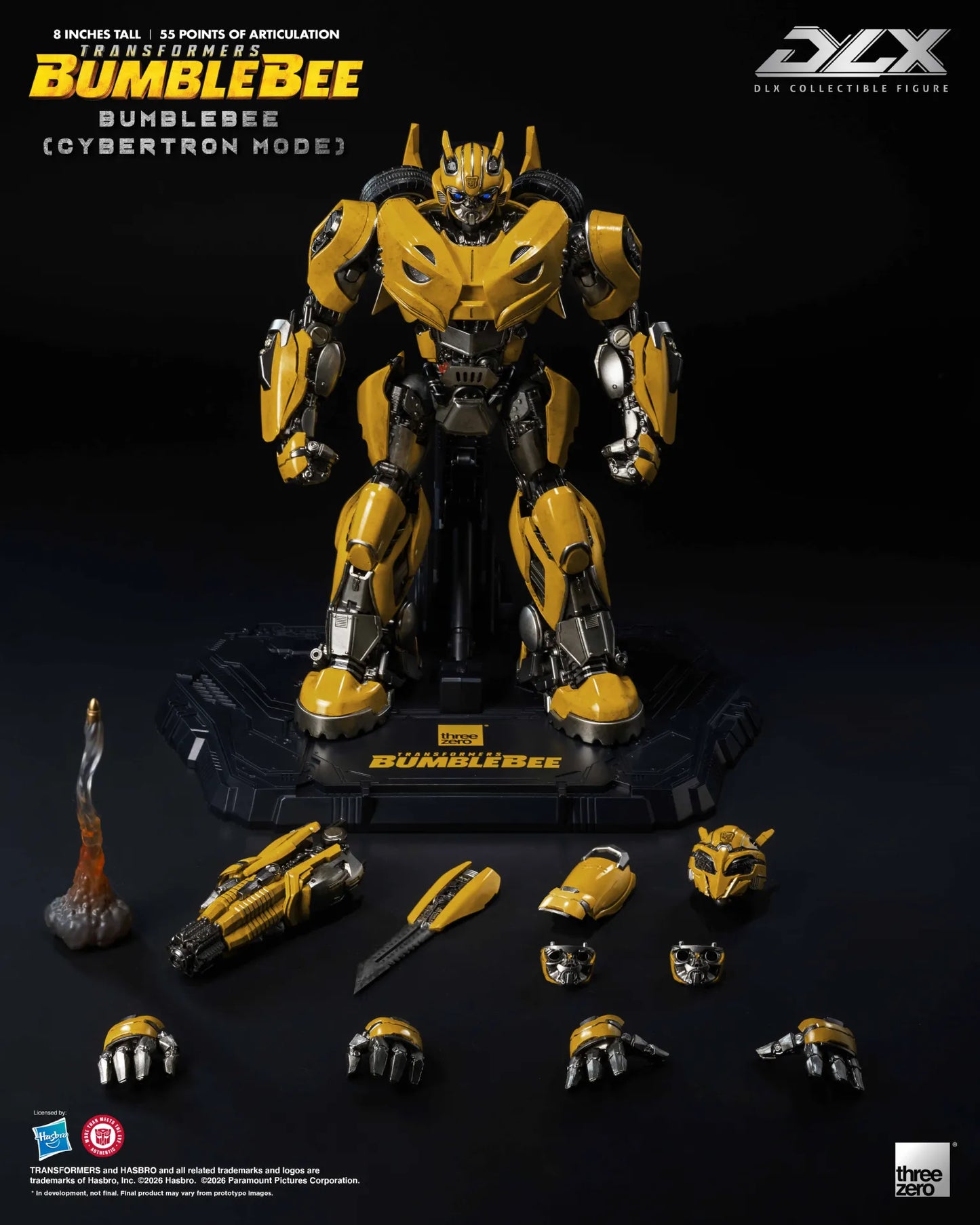 TRANSFORMERS BUMBLEBEE DLX BUMBLEBEE CYBERTRON MODE ACTION FIGURE